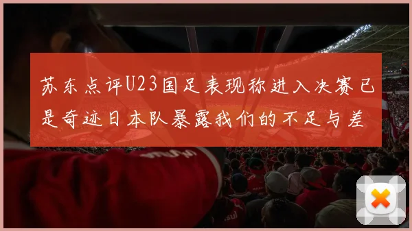 苏东点评U23国足表现称进入决赛已是奇迹日本队暴露我们的不足与差距